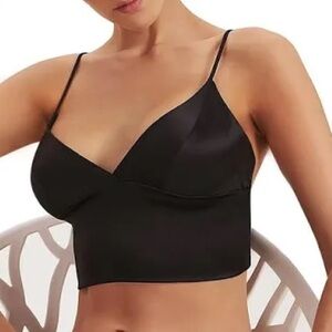 Zara Longline Silk Top